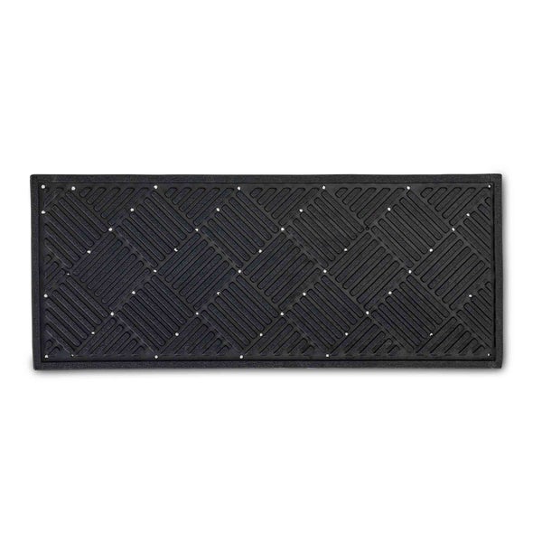 Schmutzfangmatte aus Gummi mit Rillenmuster