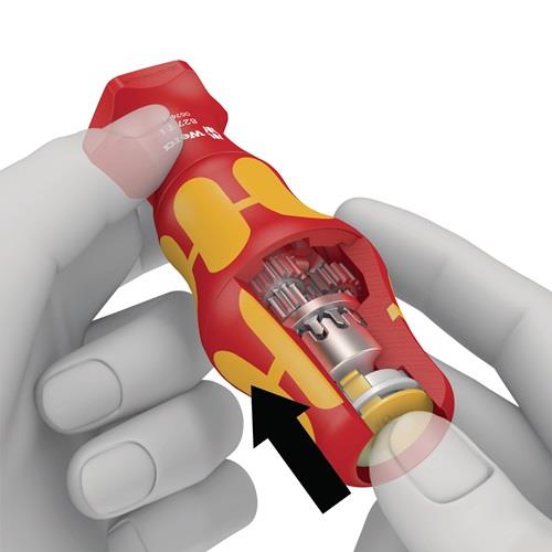 Wera Handgriff 827 T i Kraftform Turbo f VDE Wechselkl.VDE isol - 5057481001