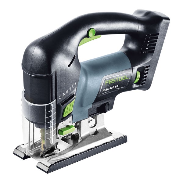 Festool Pendelstichsäge Carvex PSBC 420 EB mit Bügelgriff und Splitterschutz