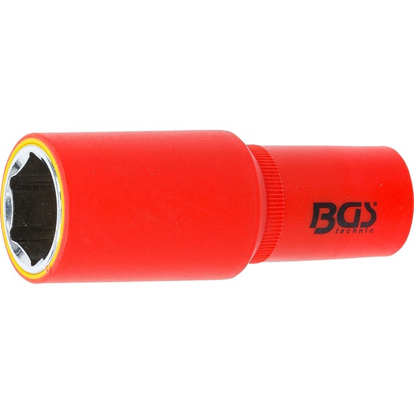BGS VDE-Steckschlüssel-Einsatz Sechskant Antrieb Innenvierkant 12,5 mm (1/2) SW 22 mm - 72072