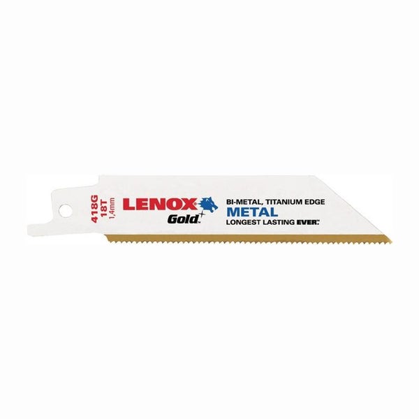 LENOX 5x Säbelsägeblatt Gold Länge 102 mm Breite 19 mm TIN TPI 18 - 21068418GR
