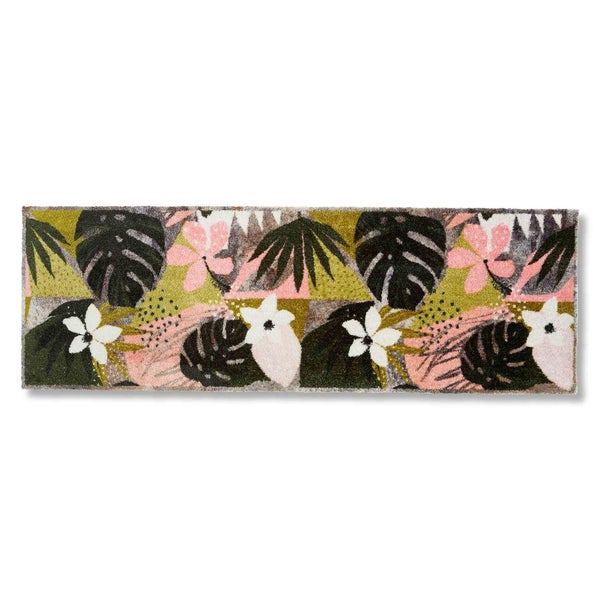 Läufer mit Blumen- und Blättermuster