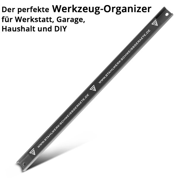 STAHLWERK 2 x Magnetleiste MWZ-18 ST 18 45 cm Werkzeugleiste Magnetschiene