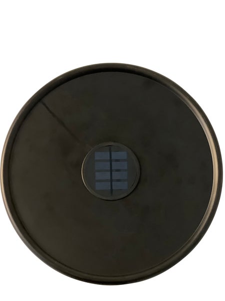 Solarlampe / Solartisch LUNA Ø 36 x 43 cm, anthrazit, schwarz