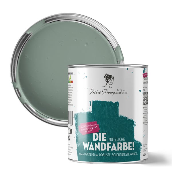 Farbeimer mit Miss Pompadour Wandfarbe