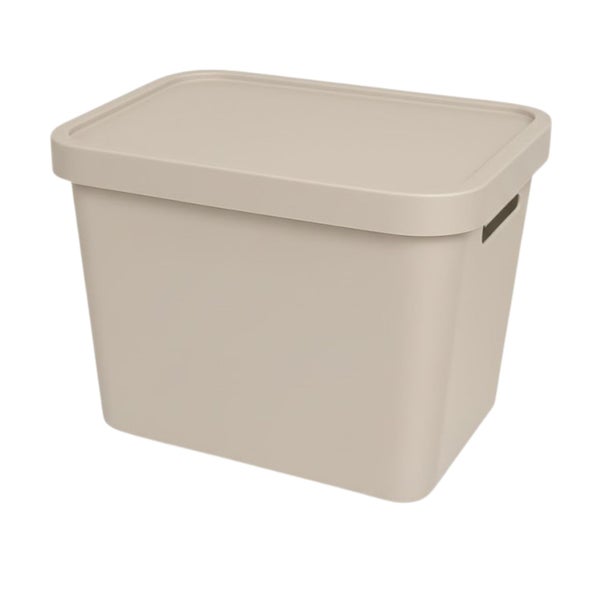 Aufbewahrungsbox aus Kunststoff mit Deckel