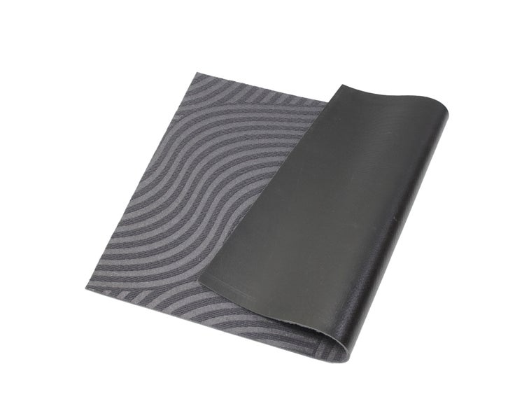 FRANK FLECHTWAREN | Bodenmatte Waves, 90 x 60 cm, POLYESTER, PVC