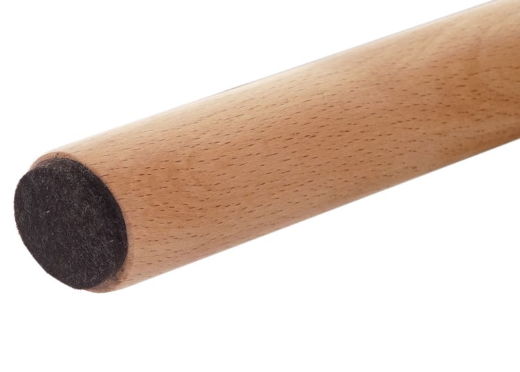 Holzbein mit Filzgleiter