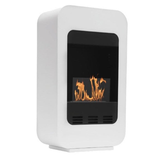 Ethanolkamin mit Flamme