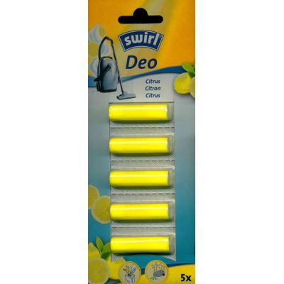 Swirl Deo-Sticks Citrus, Staubsauger-Deo Citrus-Duft, B5 Universal