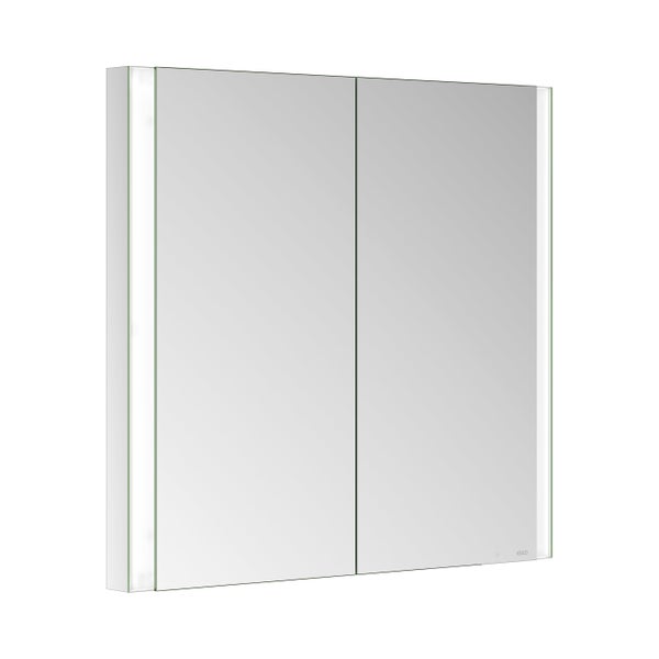 KEUCO Royal Mia Unterputz-LED-Spiegelschrank 80cm, 2 Türen, Seiten verspiegelt