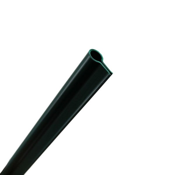 Zaunblende zum Einfädeln in einen Doppelstabmattenzaun