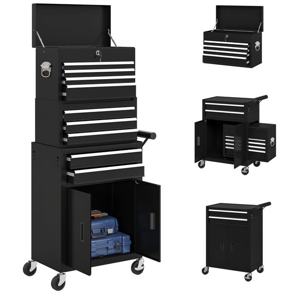 Werkstattwagen mit Schubladen und Ablagefächern zur Werkzeugaufbewahrung