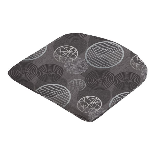 Sitzkissen Circle grau - Ca. 46x48 cm - 4er-Set