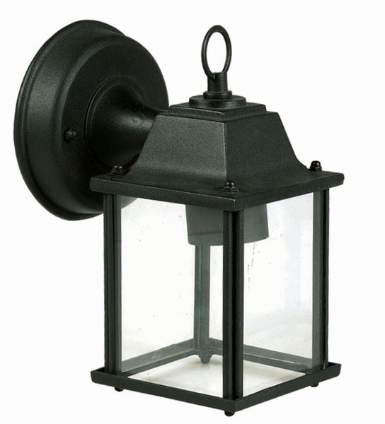 Wandleuchte für den Außenbereich mit klarem Glas