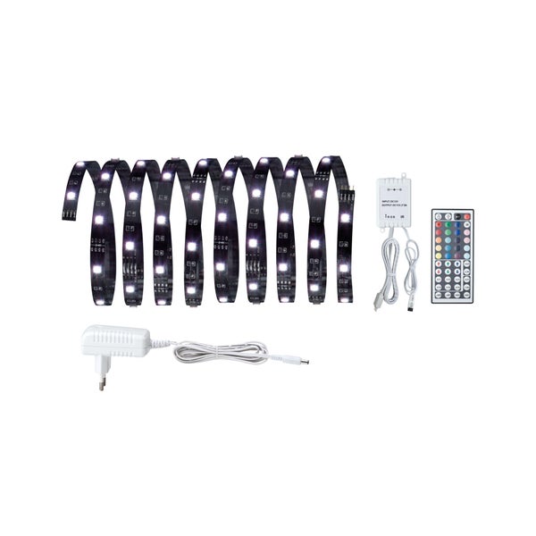 LED Streifen mit Netzteil und Fernbedienung