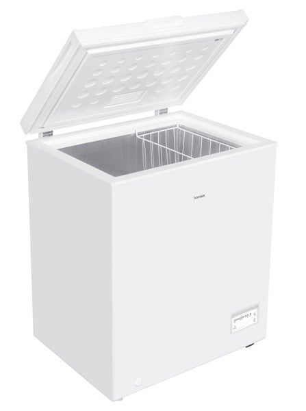 homeX FT1125-W Gefriertruhe Tiefkühltruhe 142 L Nutzinhalt Super-Frost-Funktion 4-Sterne-Gefrierraum Weiß
