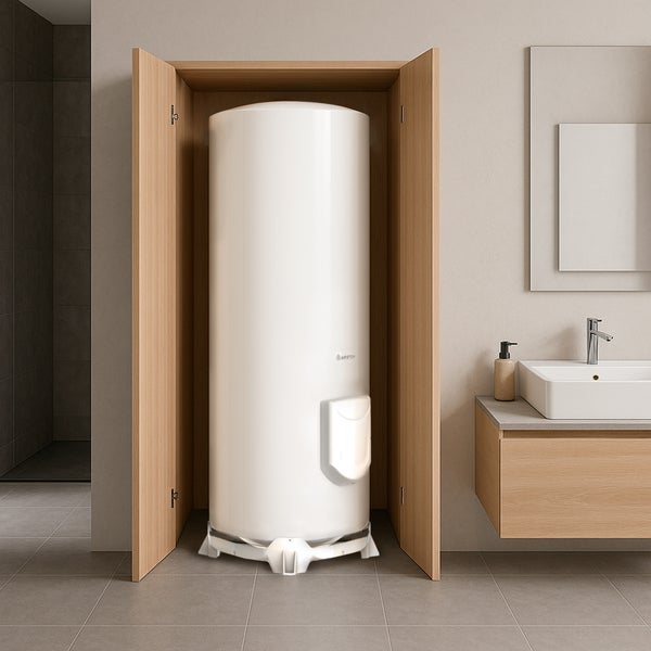 Gepanzerter vertikaler elektrischer Warmwasserbereiter Sol Ariston Initio XPERT 300 L Dreiphasig