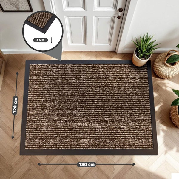 1 St. Schmutzfangmatte PALERMO Braun 120 x 180 cm