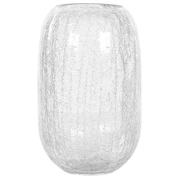Blumenvase KYRAKALI Glas 28 cm Transparent