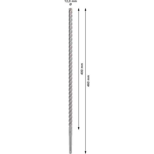Bosch PRO SDS plus-5X Hammerbohrer 12 x 400 x 460 mm - 2608833812