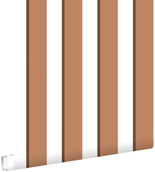 Tapetenrolle mit Streifenmuster