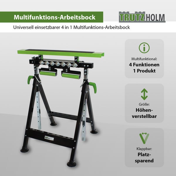 Multifunktions-Arbeitsbock von Trutz Holm, höhenverstellbar und platzsparend