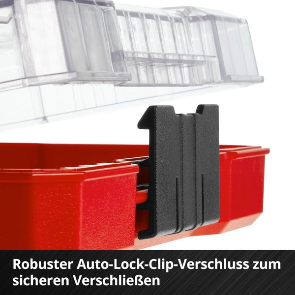 Einhell M-CASE 42-tlg. Bit-Set (25-mm-Bits, 50-mm-Bits, Magnethalter, Steckschlüssel, Schnellwechselbithalter inkl. Aufbewahrungsbox)