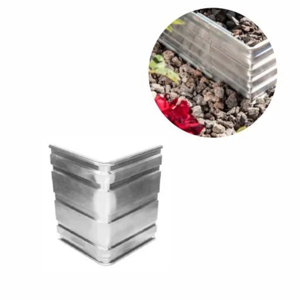 Winkelelement für Hochbeet aus verzinktem Stahl zur stabilen Eckverbindung in Gartenbeeten