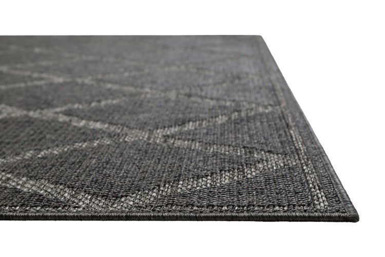 Outdoor Teppich Grau Blau Bergamo Homie Living 80x150 cm