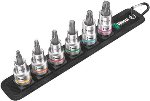 Wera Belt C 3, 1/2 Bit-Nüsse Torx HF6tlg. - 003997