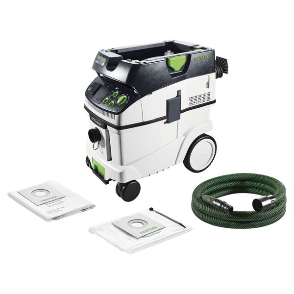 Festool Absaugmobil mit Staubsaugerbeutel und Schlauch