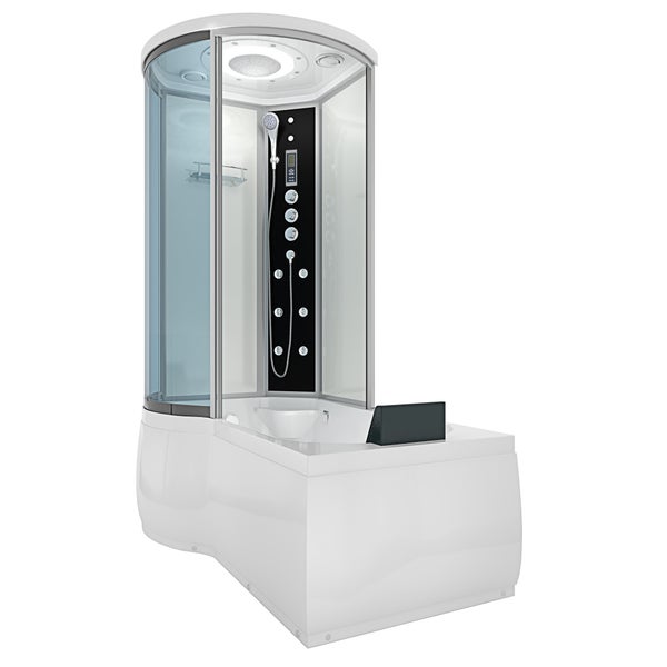 Whirlpool Wanne Duschkabine ws K55-R03-WP 100x170