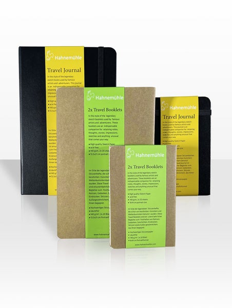 Hahnemühle Papier Travel Booklets, 9 x 14 cm Hochformat, 140 g/m²