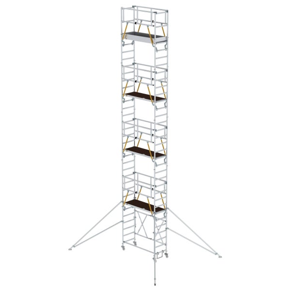 MUNK Klappgerüst SG 0,75x1,80m mit Ausleger und Sicherheitsgeländer 11,08m AH