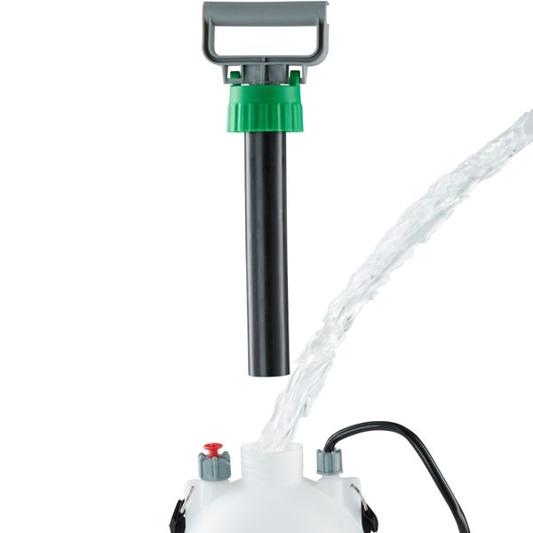 Drucksprüher tectake  leichte Reinigung 5 Liter weiß