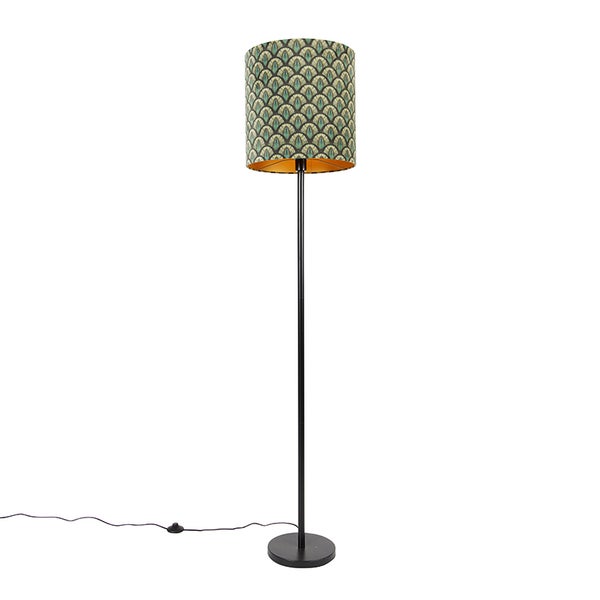 QAZQA Rotterdam Vierkante Buitenwandlamp – Industrieel Ontwerp, RVS Zwart, IP23, E27 Fitting (max. 60W), Dimbaar, Voor Voordeur Of Tuin