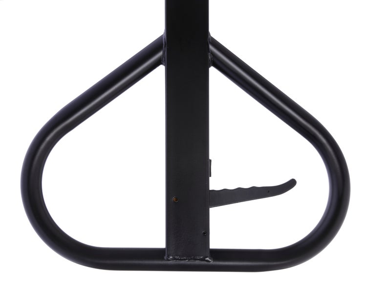 Detailansicht der Deichsel eines Hubwagens