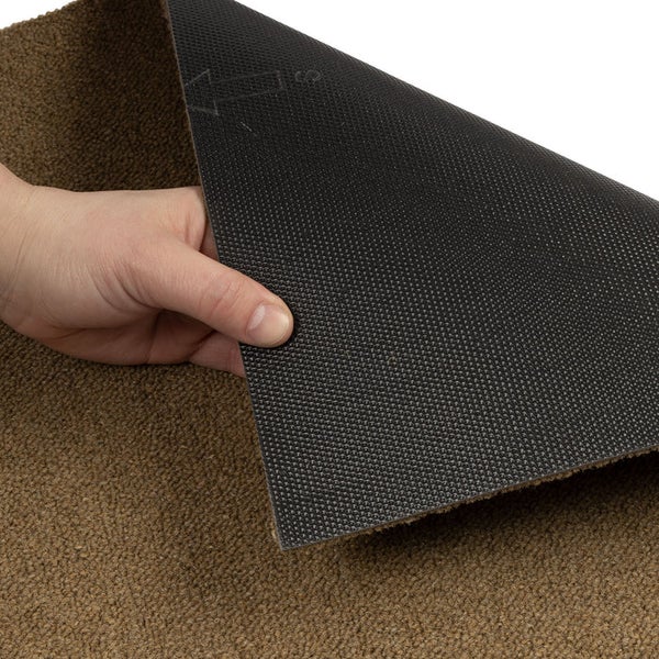 FLOORDIREKT Nylon Teppichfliese Edinburgh - 50 x 50 cm - Selbstliegend - Beige