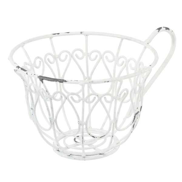 Dekoschale in Tassenform aus Metall