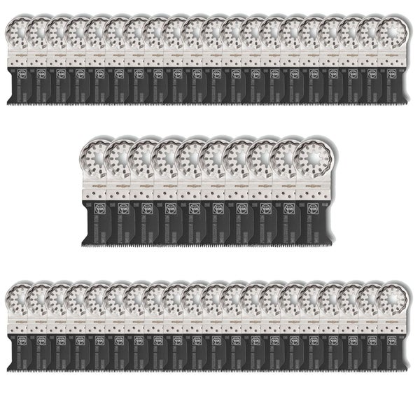 Mehrere Feins Multimaster Sägeblätter für Holz im Set