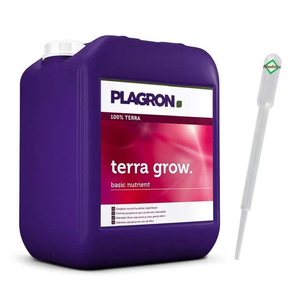 Plagron Terra Grow Basisdünger im Kanister mit Pipette