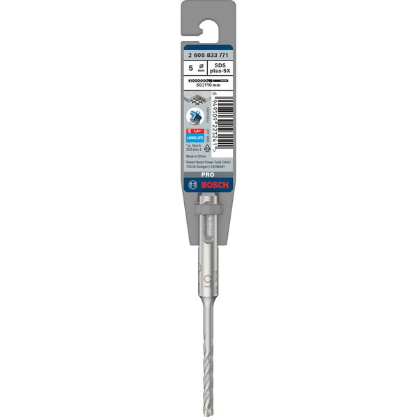 Bosch PRO SDS plus-5X Hammerbohrer 5 x 50 x 110 mm - 2608833771