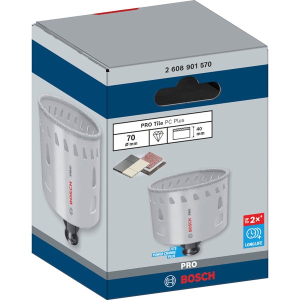 Bosch PRO Tile PC Plus Lochsäge 70 mm HS - 2608901570