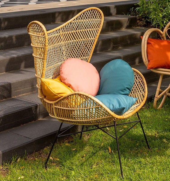 Sol Outdoor Kissen - Ø40 cm Rosa - Mit Reißverschluss