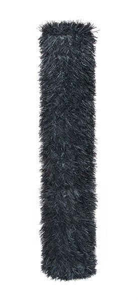 Schwarze Lametta-Girlande für festliche Dekorationen