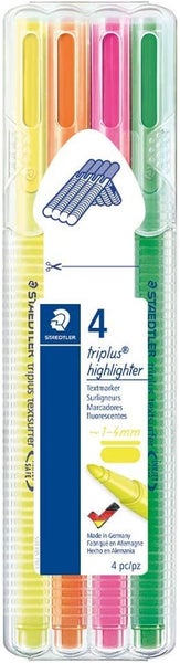 STAEDTLER Textmarker triplus highlighter NEON 4er Set