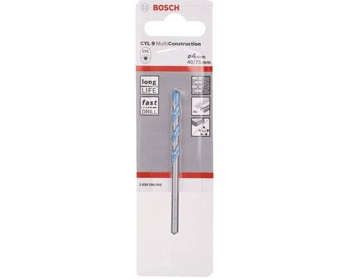 Bosch CYL-9 MultiConstruction Bohrer, 4 Millimeter Durchmesser