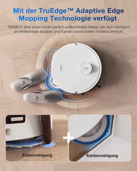 Nass-Trocken-Saugroboter ECOVACS  DEEBOT T30 PRO OMNI Silver mit Mini OMNI Station
