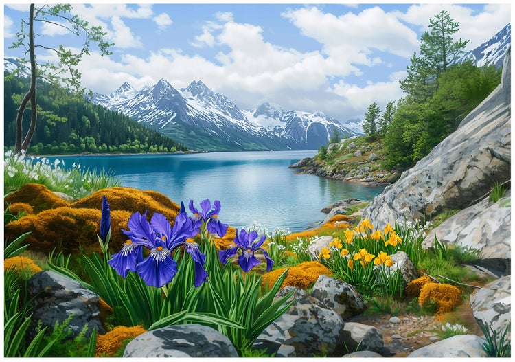 Fototapete Landschaft Natur Wohnzimmer Vlies Tapete 300x210 cm